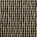 ストレッチニット　よろけ格子　ベージュ×黒