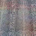 多彩に輝くホログラムのロイヤルスムース　パイソン柄（大蛇）　グレー系