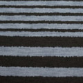 ストレッチボーダープリント生地　ブルーグレイ×黒《再値下げ》 【80cmパネル単位／3種ボーダーでトップス・チュニック・ワンピースに／ニット生地屋】　（p1996）