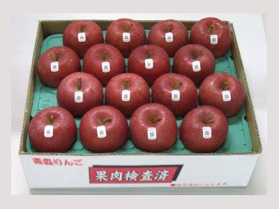 青森県産りんごサンふじ糖度14度【贈答】5キロ14～18玉