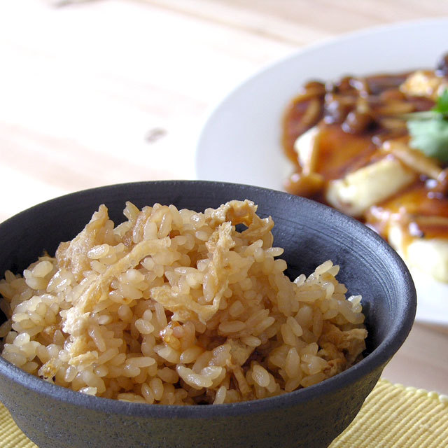 しょうがドレッシングを使った生姜ごはん