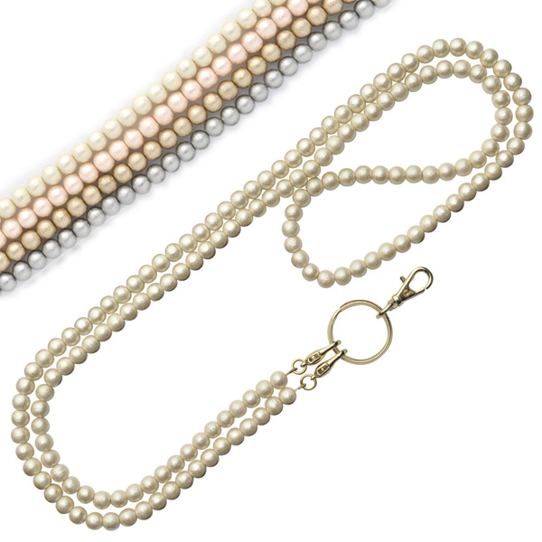 コットンパール「ロング」チェーン　130cm