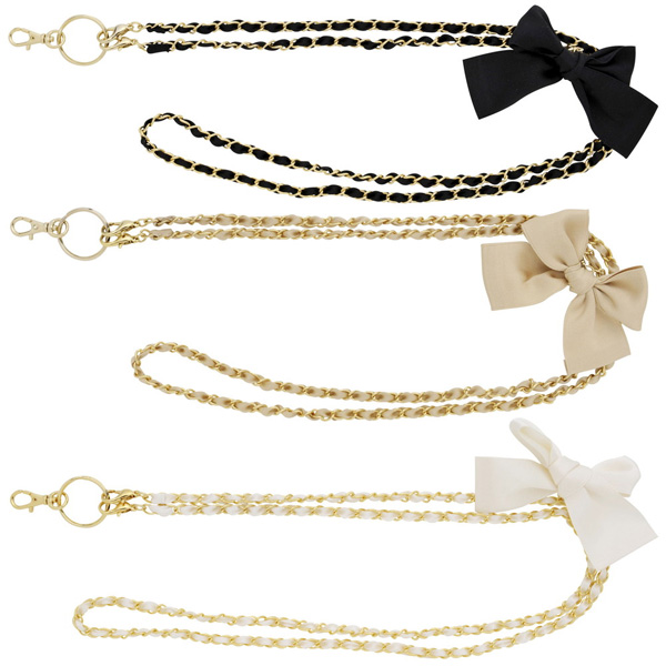 シルクリボン「ロング」チェーン　130cm