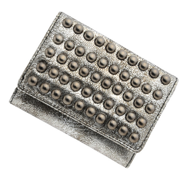 Becker ベッカー 極小財布 ゴートスキン 山羊革 ンティークシルバー 財布の通販luxe リュクス