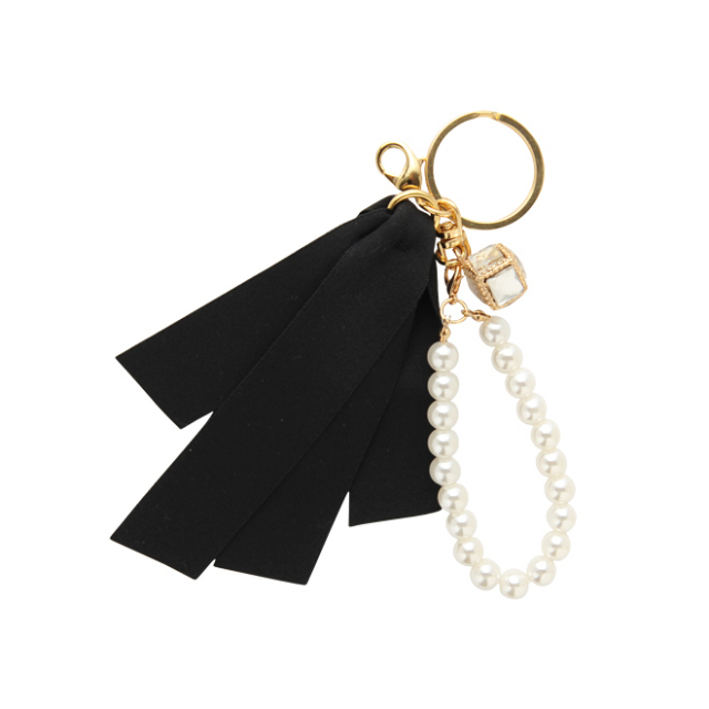 チャーム リボン×パール 日本製 - 財布の通販luxe（リュクス）