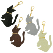 猫レザーチャーム