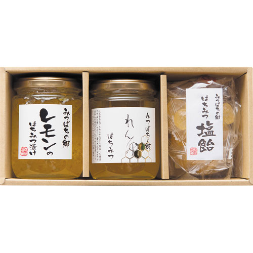 【送料・箱代込】夏のおすすめセット（れんげはちみつ、レモンのはちみつ漬け、はちみつ塩飴）