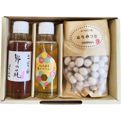 【箱代・送料込】　父の日ギフト（はちみつ140g2本とはちみつ豆）
