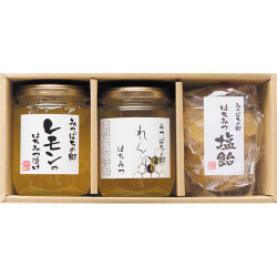 【送料・箱代込】夏のおすすめセット（れんげはちみつ、レモンのはちみつ漬け、はちみつ塩飴）