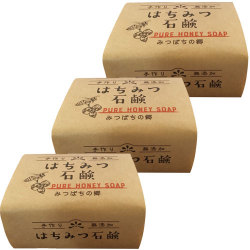 みつばちの郷はちみつ石鹸　3個