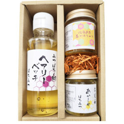 【箱代・送料込】母の日ギフト（ヘアリーベッチ140g・春のはちみつとあかしやはちみつ各50g）