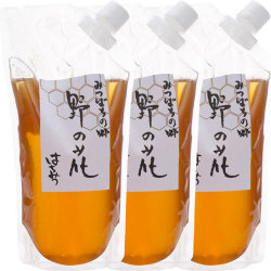 【定期購入】国産野の花蜂蜜袋入り　800gｘ3袋
