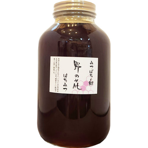 【送料無料】【今月のお得商品　ポイント3倍】国産野の花蜂蜜　2400g