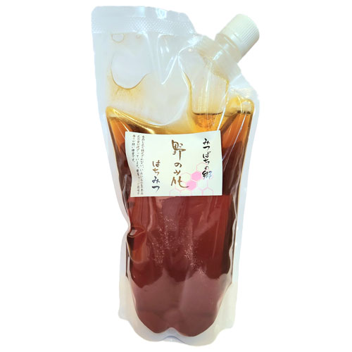【お徳用百花蜜】国産野の花蜂蜜８００ｇ袋入