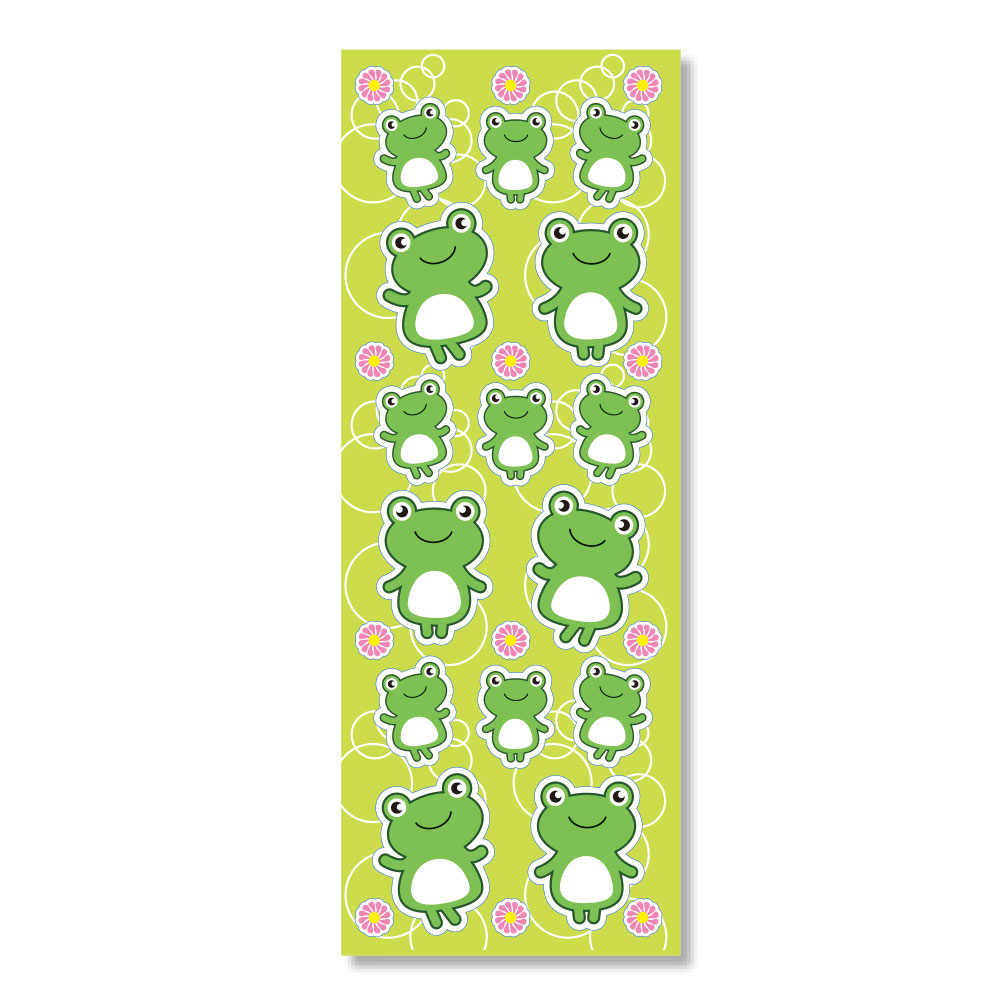 反射ステッカーピカットくんカエル1