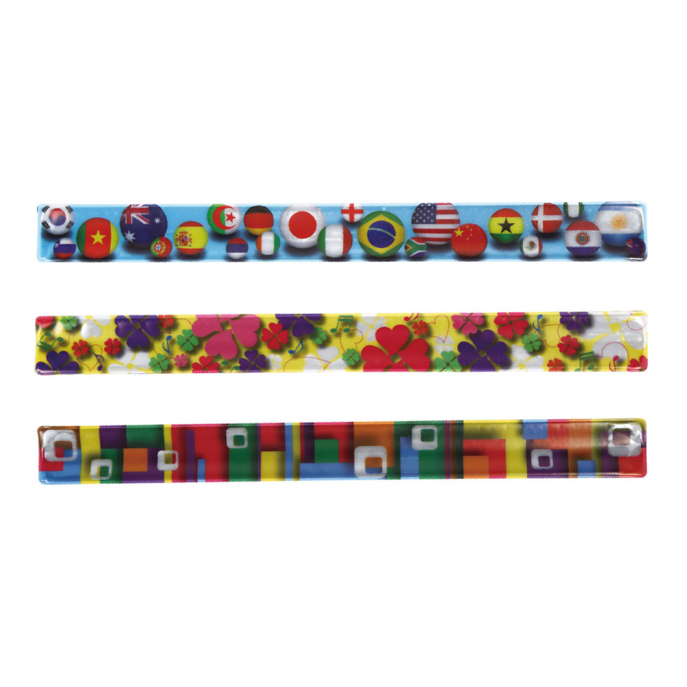 反射リストバンド フルカラー反射リストバンドの全色画像