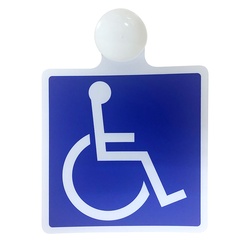 車いすマーク吸盤1
