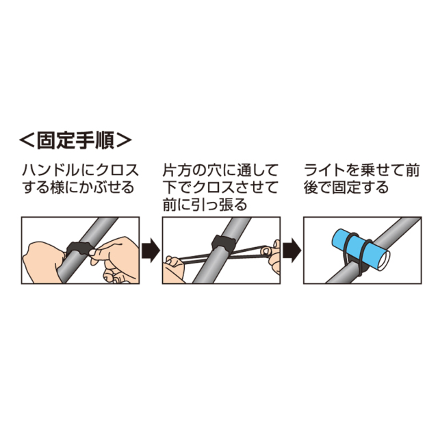 自転車ライトマウントホルダー4