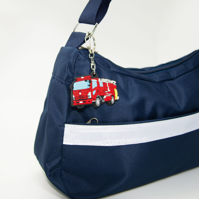 消防ラバーキーホルダー