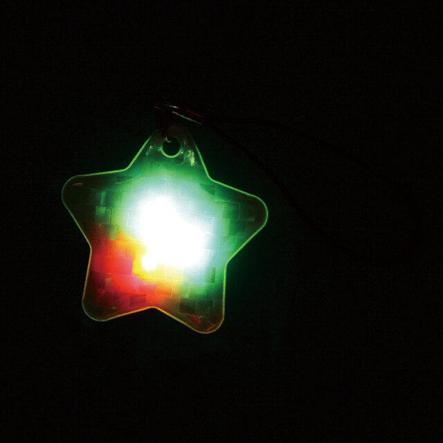 LED内蔵広角スターキーホルダー7