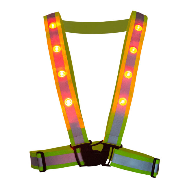 タスキ型LEDベスト