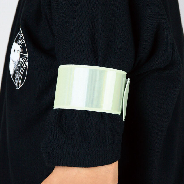 蓄光＆反射ワイドリストバンド3