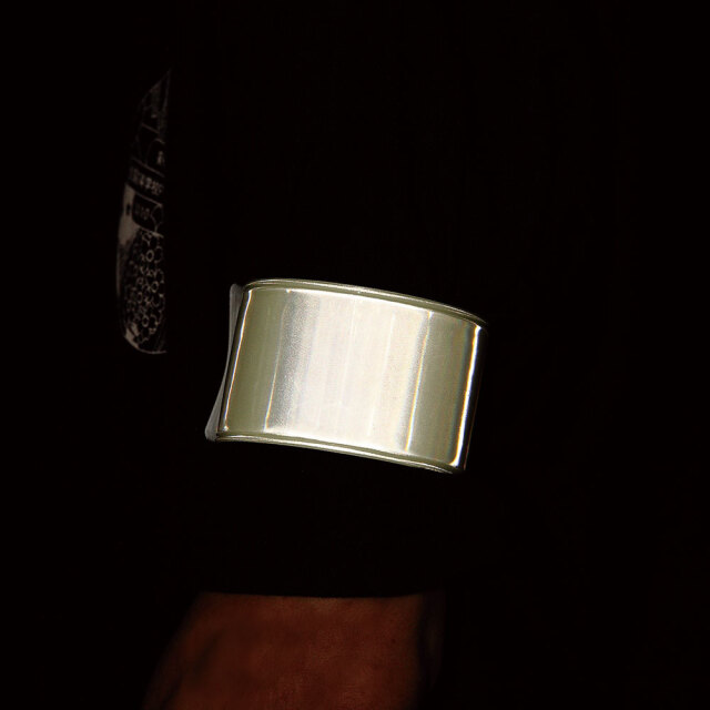 蓄光＆反射ワイドリストバンド4