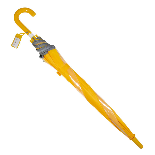 反射付き学童ジャンプ傘（橙色）