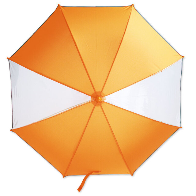 反射付き学童ジャンプ傘（橙色）