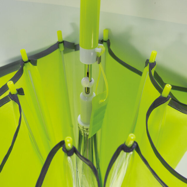 反射付き学童ジャンプ傘（レモン）