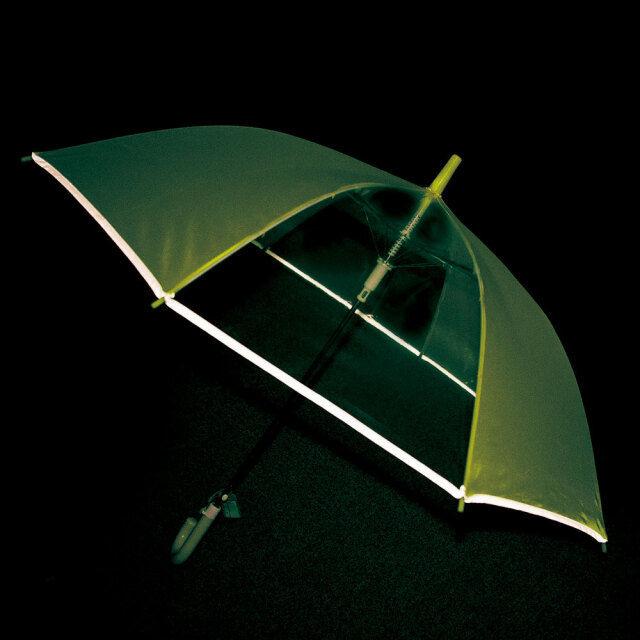 反射付き学童ジャンプ傘（レモン）