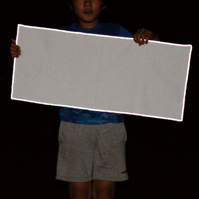 反射付きフェイスタオル3