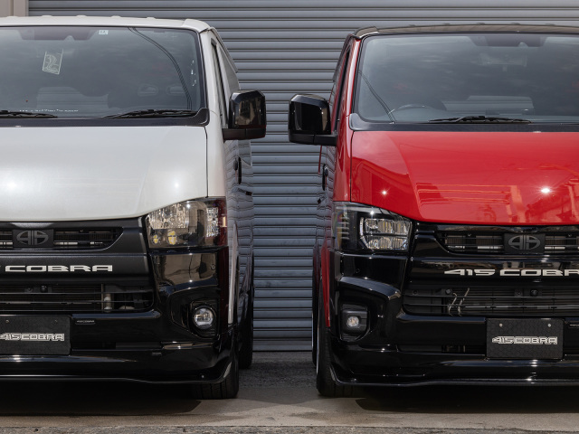 415COBRA フェイスリフトバンパーKIT タイプ2 専用グリルカバーset