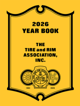 ＜お取り寄せ品＞2026 Year Book　The Tire and Rim Association, Inc.   TRA 2026 PUBLICATIONS