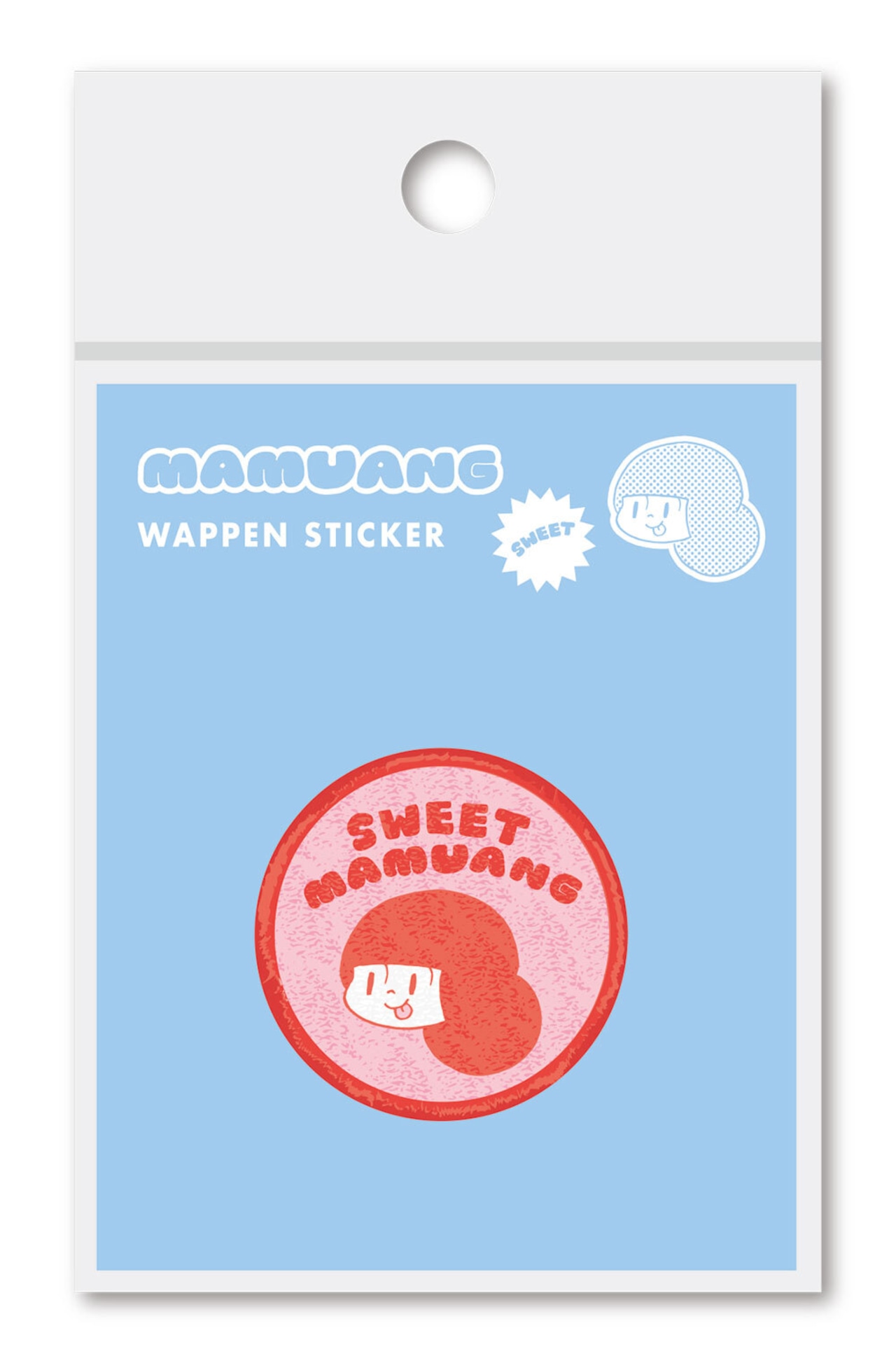マムアンちゃん　ワッペンシール　ＳＷＥＥＴ
