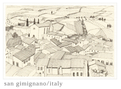 しゅんしゅんポストカード（san gimignano/italy)
