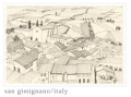 しゅんしゅんポストカード（san gimignano/italy)