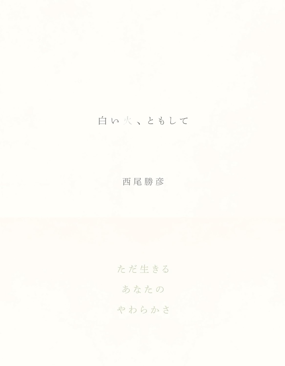 白い火、ともして,西尾勝彦