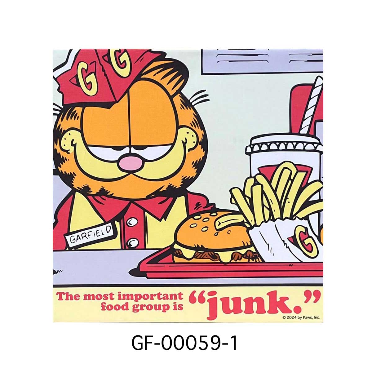 GARFIELD CANVAS LIGHT BOX GF-1 キャンバスライト 壁掛け LED内蔵☆WALL ART アメリカン雑貨 アメリカンキャラクー