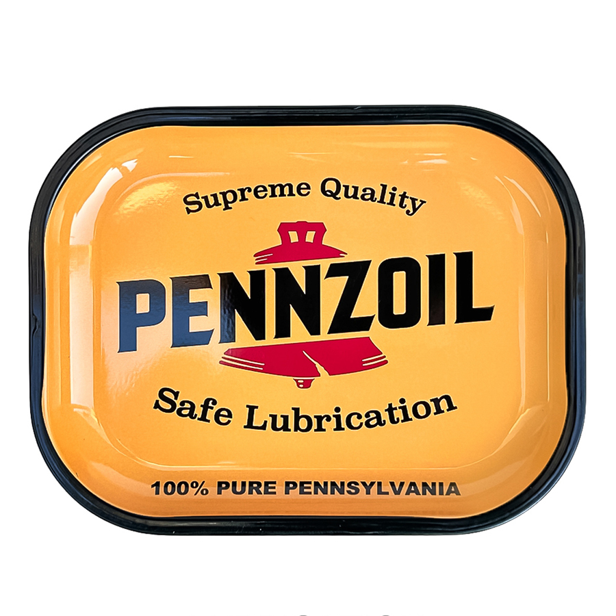 PENNZOIL MINI TIN TRAY  MINIサイズで使い用途が広がる【ブリキでレトロ気分】お盆 ミニティントレイ