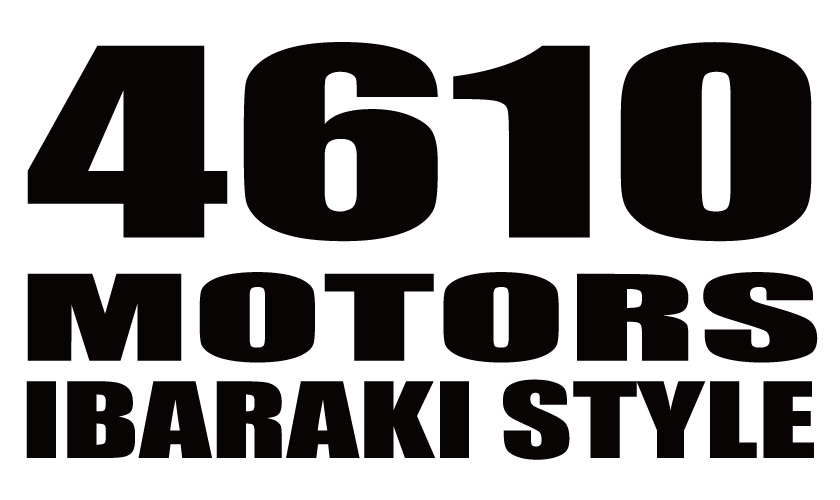 4610 MOTORS IBARAKI STYLE BK カッティングステッカー ブラック/シロウトモータース 茨城スタイル