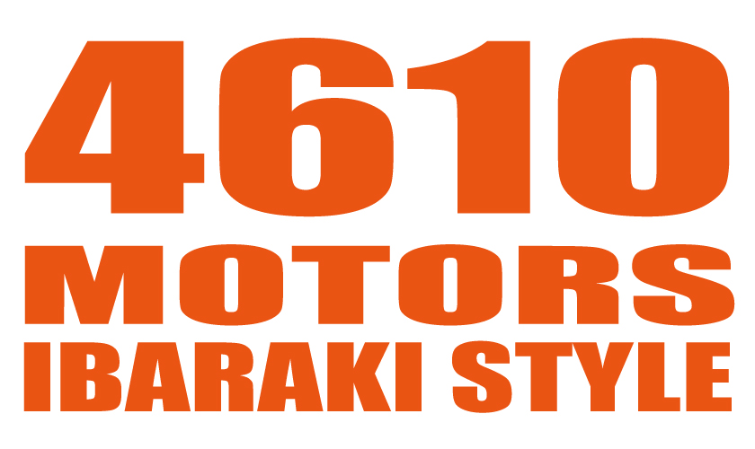 4610 MOTORS IBARAKI STYLE OR カッティングステッカー オレンジ/シロウトモータース 茨城スタイル