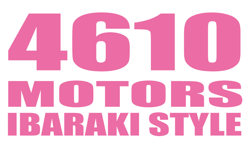 4610 MOTORS IBARAKI STYLE PINK カッティングステッカー ピンク/シロウトモータース 茨城スタイル