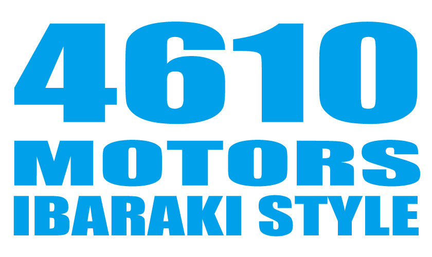 4610 MOTORS IBARAKI STYLE SBL カッティングステッカー サックスブルー/シロウトモータース 茨城スタイル