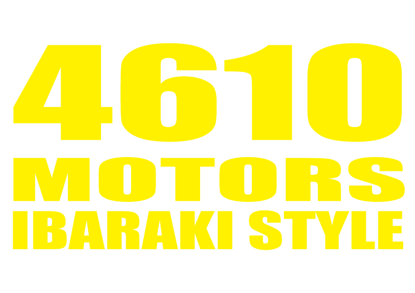 4610 MOTORS IBARAKI STYLE YEL カッティングステッカー/シロウトモータース 茨城スタイル