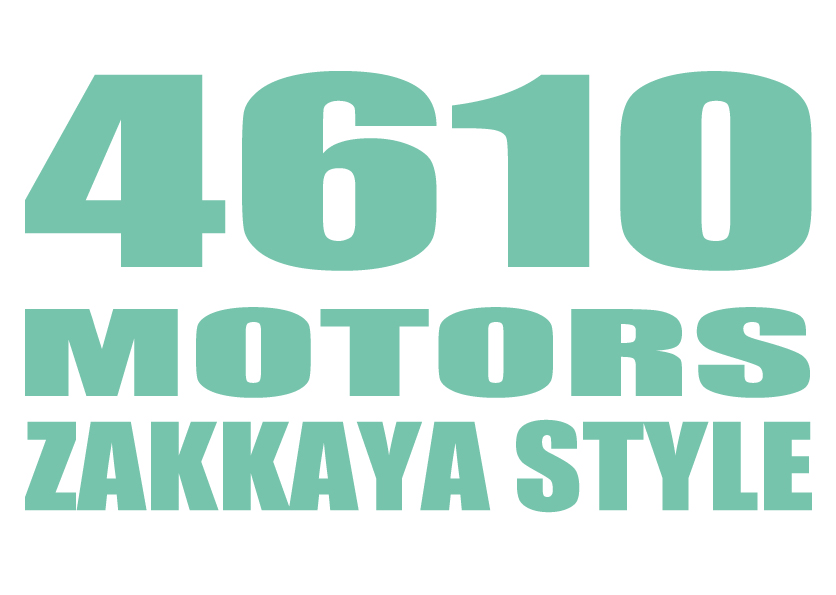 4610 MOTORS ZAKKAYASTYLE LGR カッティングステッカー/シロウトモータース雑貨屋スタイル