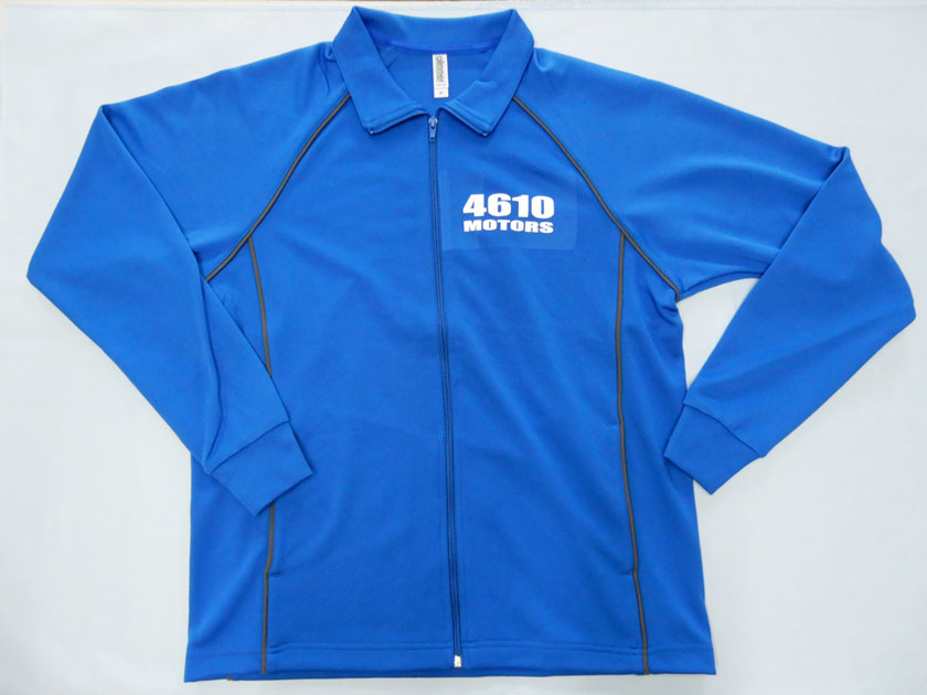シロウトモータース ジャージジャケット ブルー Ｍ サイズ 限定品 運動着