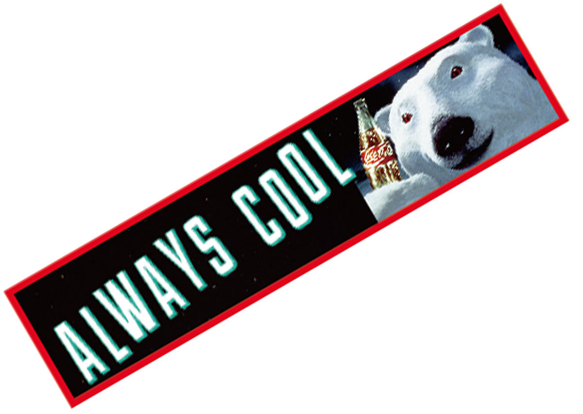 Coca-Cola★CC-BS13★コカ・コーラ ステッカー★ALWAYS COOL Coca-Cola/コカ・コーラ