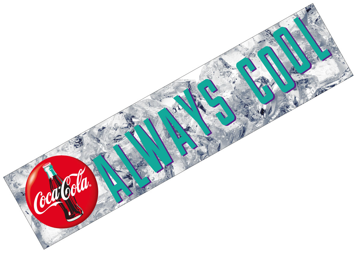 Coca-Cola★CC-BS14★コカ・コーラ ステッカー★ALWAYS COOL Coca-Cola/コカ・コーラ