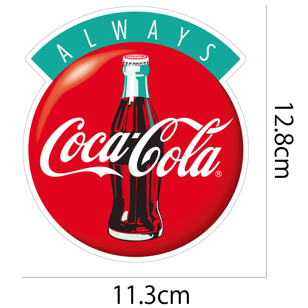 Coca-Cola★CC-BS15★コカ・コーラ ステッカー★ALWAYS  Coca-Cola/コカ・コーラ